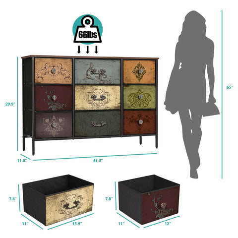 VASICAR wide TV stand design highlighting versatile storage for living spaces.