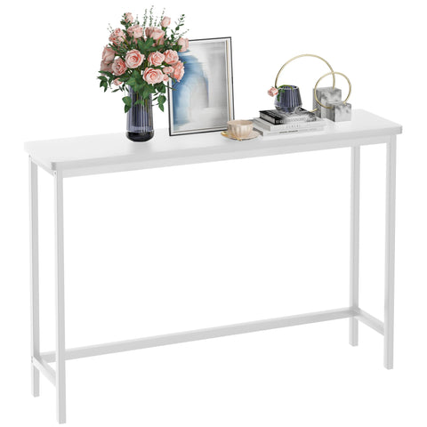 VASMIA console table top view with ample surface space for decor.