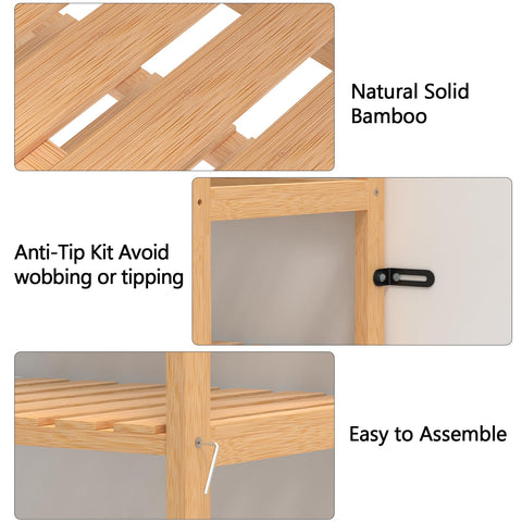 VASMIA crossbar protection detail emphasizes item safety against tipping on surfaces.