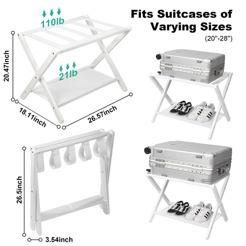 VASMIA luggage rack assembly with included Allen key for quick setup