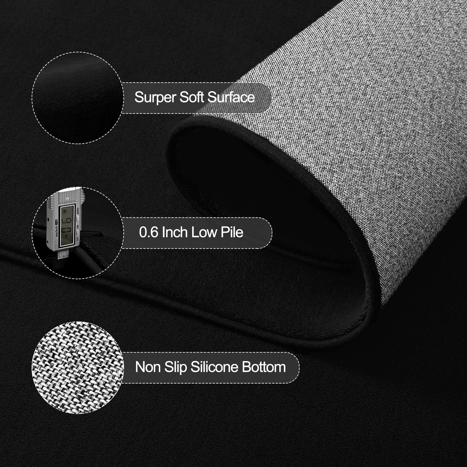 Vasofe durable tufting with edge locking enhances longevity.