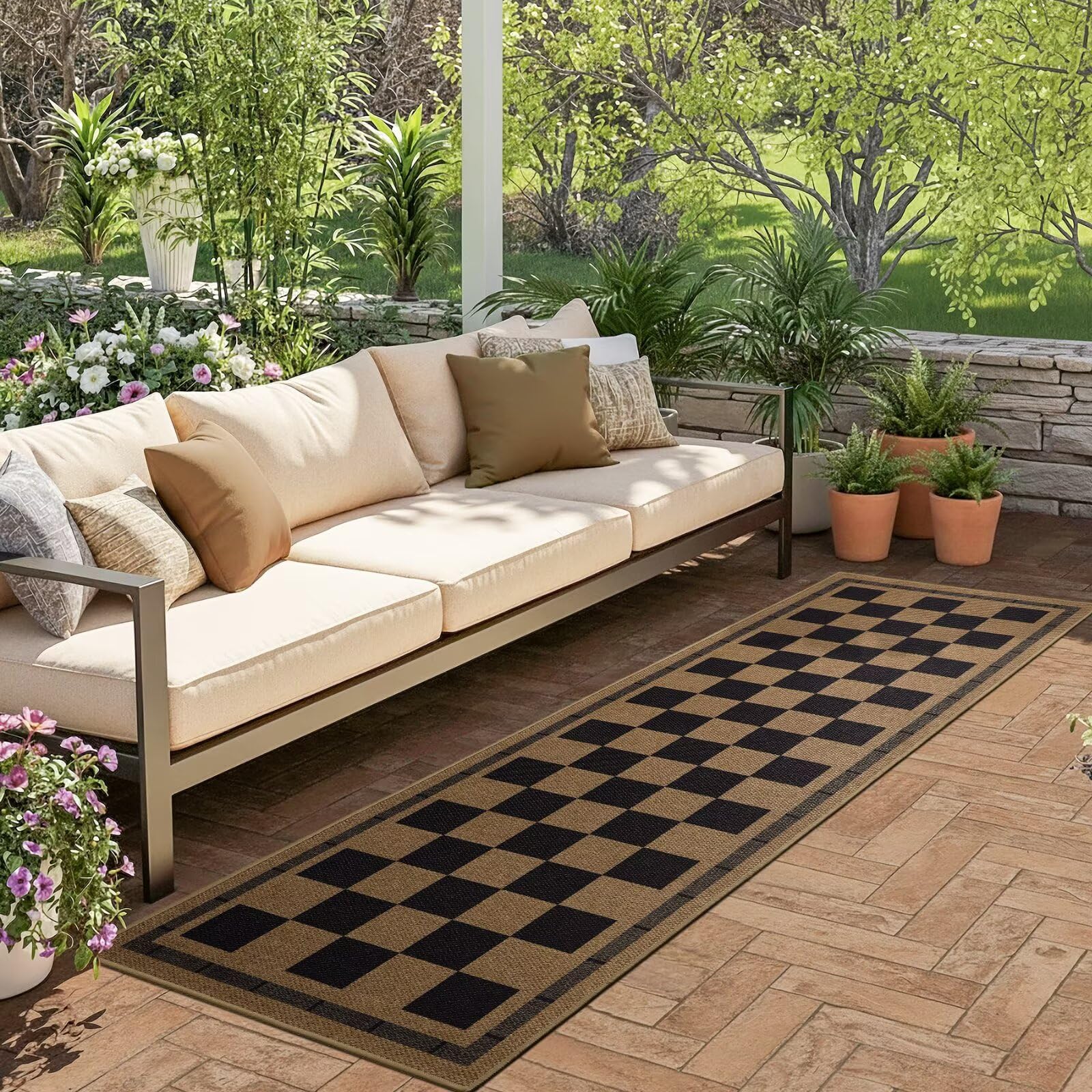 Vasofe washable polyester rug cleans easily for busy homes.