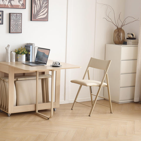Ergonomic backrest supports proper posture during meals