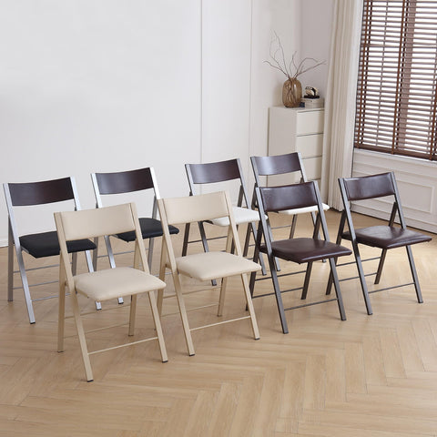 Compact fold allows easy storage of chairs when not in use