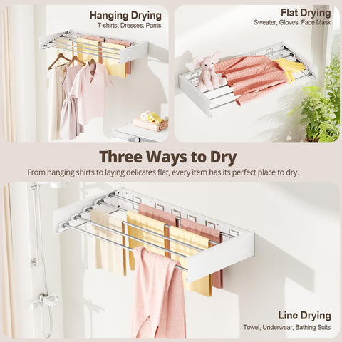 Vasunray sleek white finish suits modern interiors and dries efficiently.