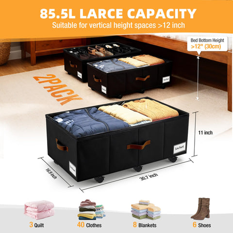 VatFott clear cover for quick visibility of stored items.