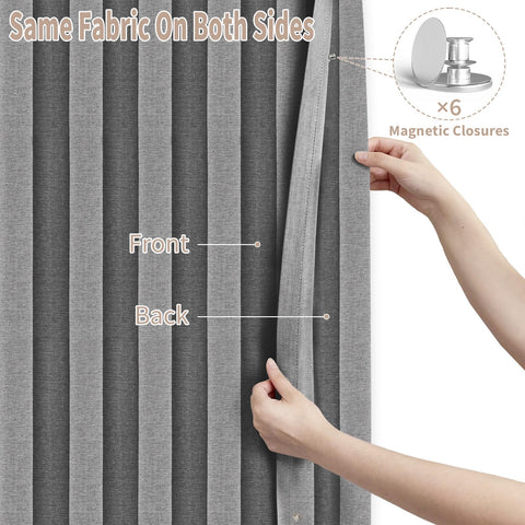 Vatge closet curtain for kitchen door offers quick privacy and easy styling.
