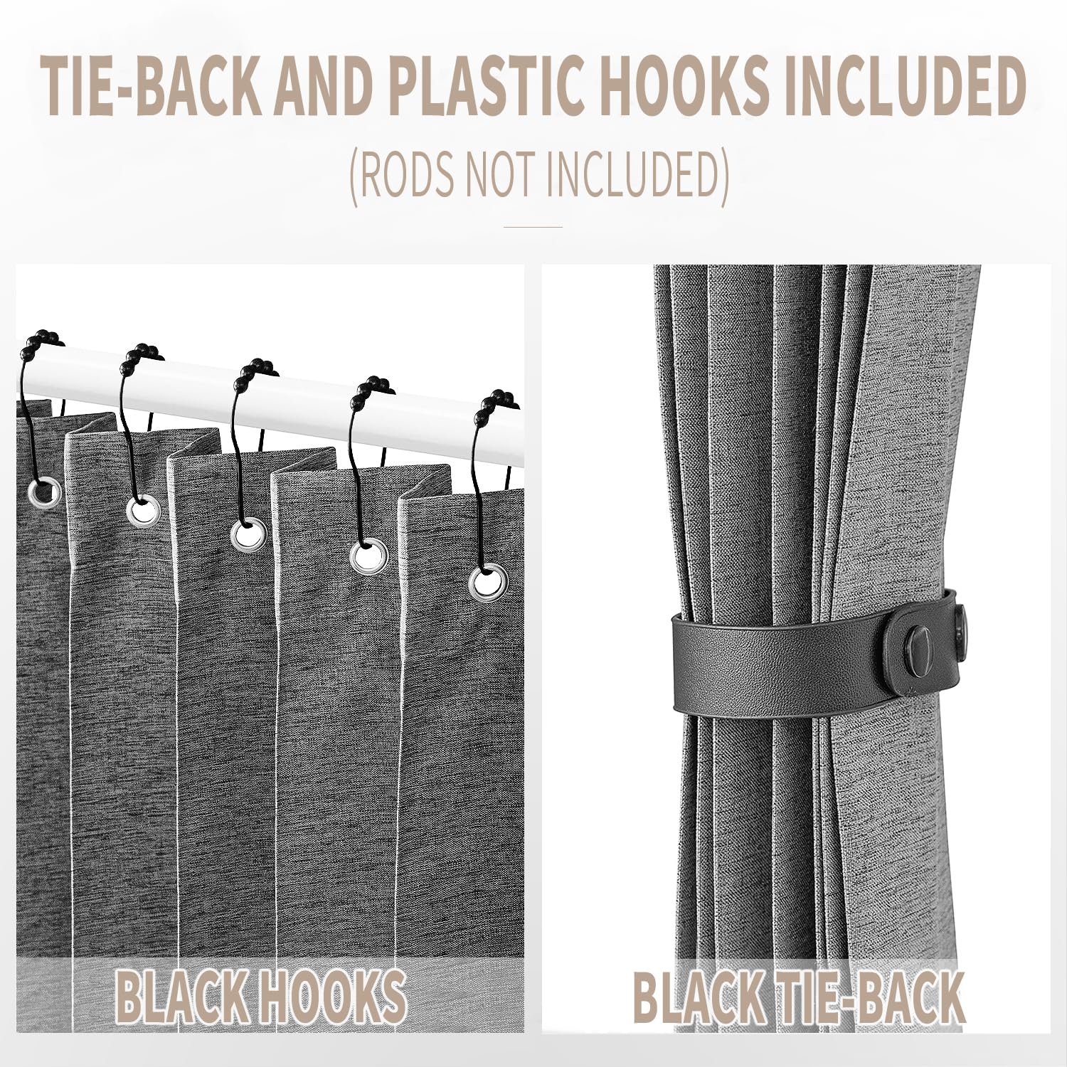 Vatge pleated-fold-detail curtain highlights refined folds without heavy hardware.