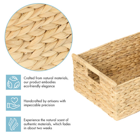 VATIMA basket on a shelf demonstrating versatile room storage