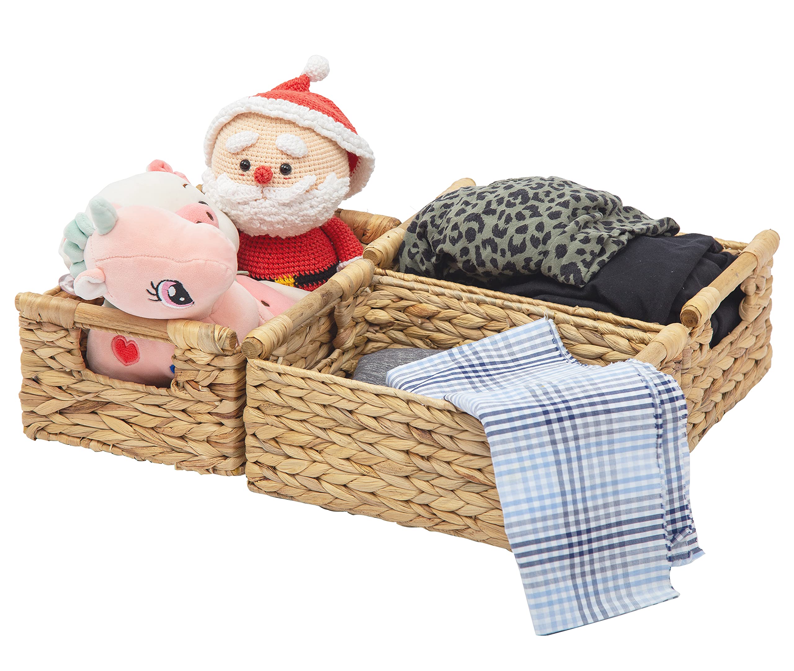 VATIMA compact wicker basket on a counter for quick access storage
