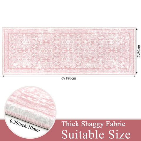 Vaukki 2x6 long runner fits hallways, bathrooms, and bedrooms