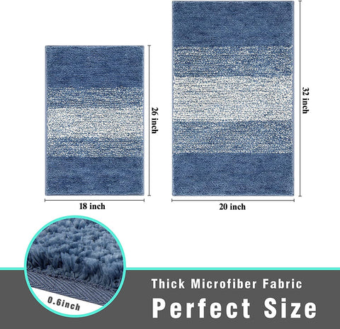 Vaukki 18x26 mat positioned beside tub.