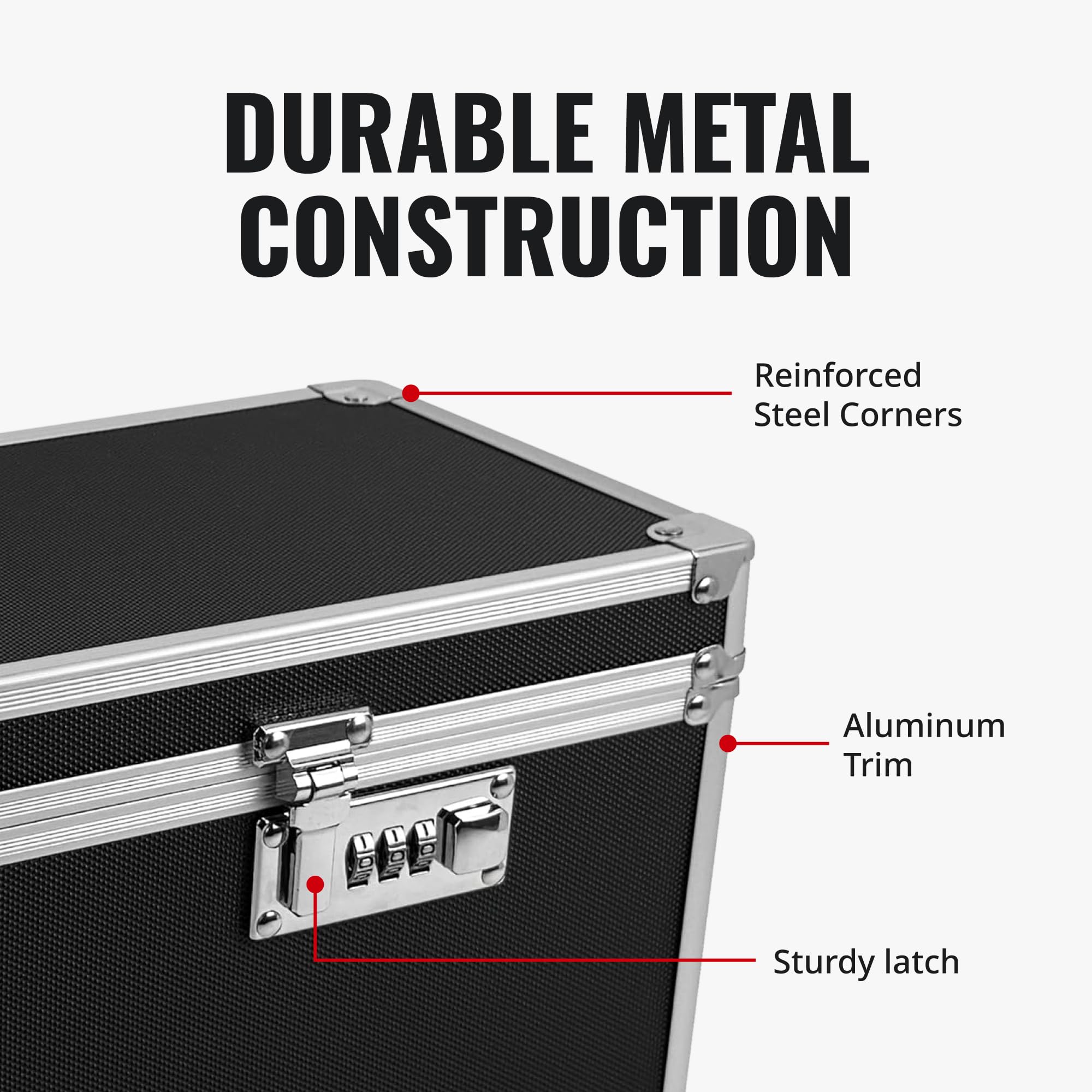 Vaultz compact storage design suited for shelves and cabinets.
