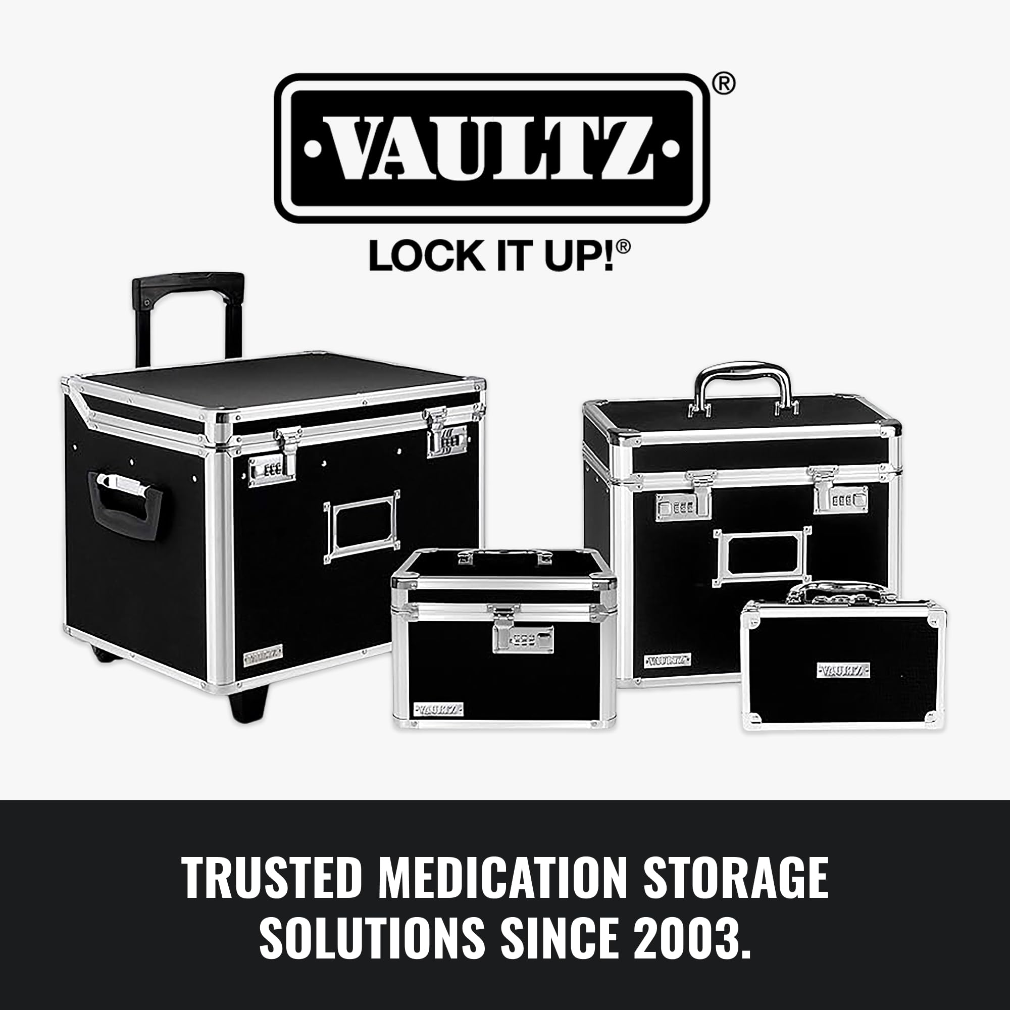 Vaultz small contents fit neatly inside for valuables and meds.