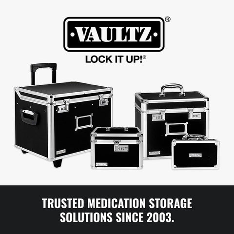 Vaultz small contents fit neatly inside for valuables and meds.