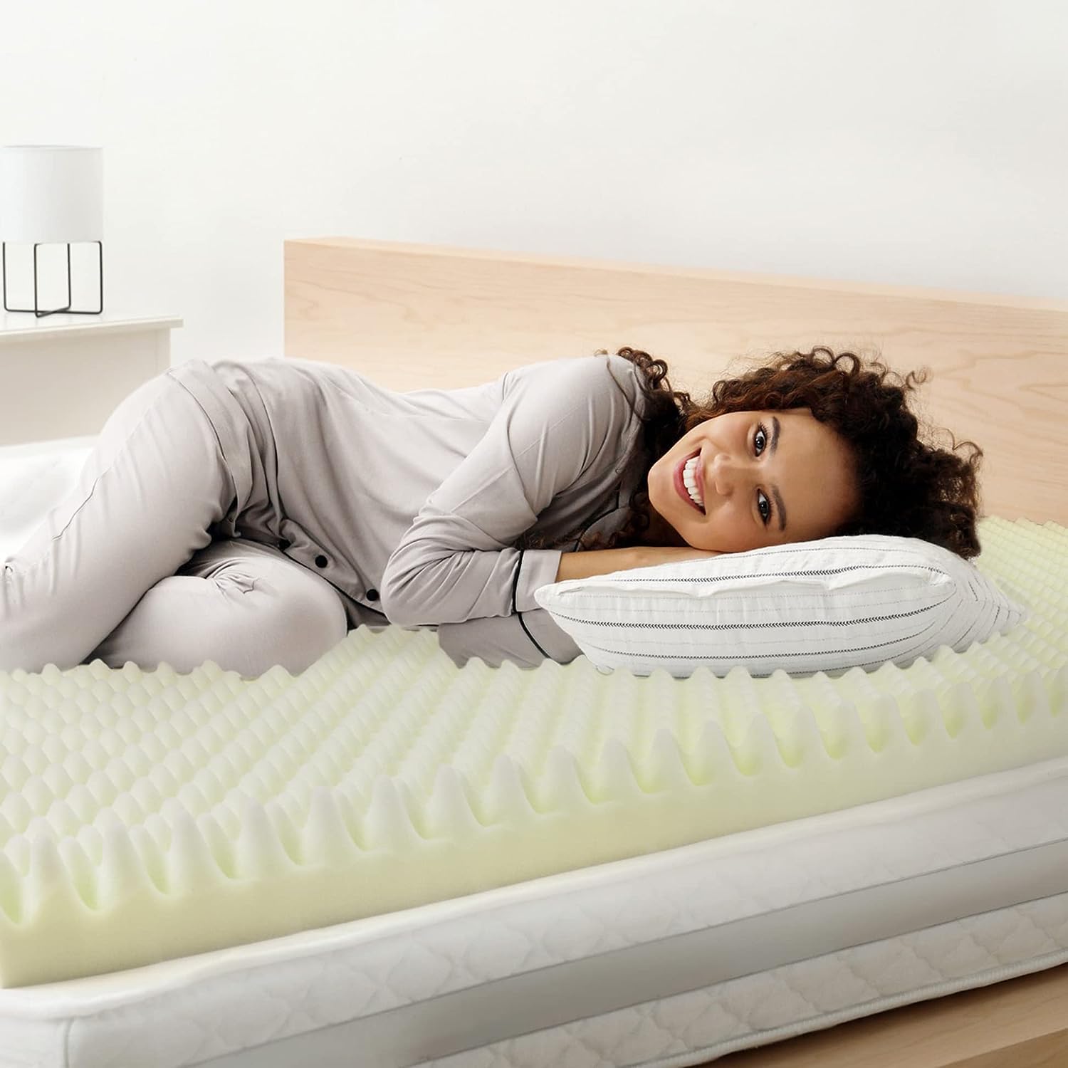 Vaunn hospital twin size topper fitting a 79x35 bed frame