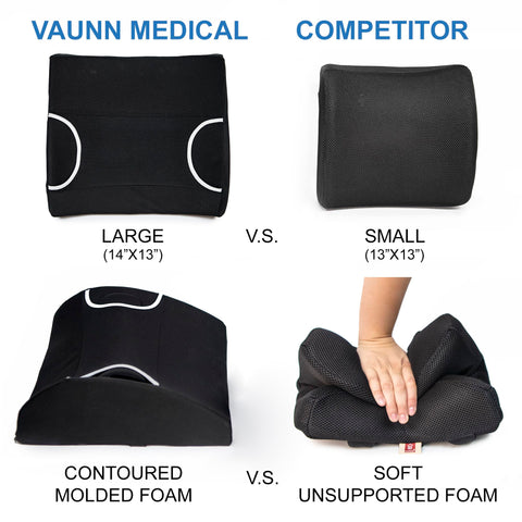 Vaunn Medical Seat Cushion removable gel insert adds comfort on demand.