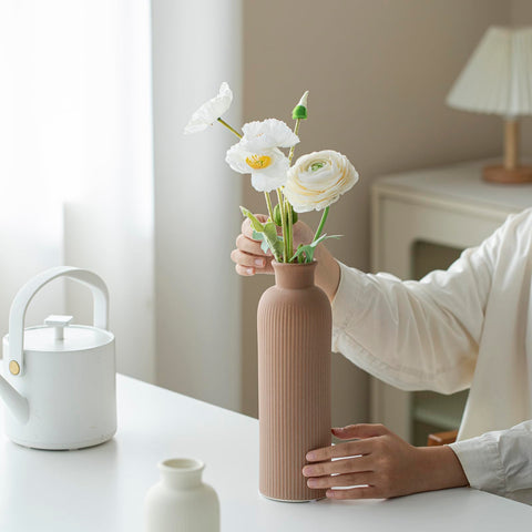 vaurcesa coffee mix vases displayed together on a shelf