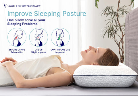 Vaverto 2-pack king-size pillow set on a neatly made bed.