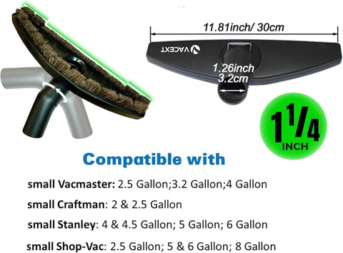 VACEXT fits 1.25 inch fittings on many vacuums for easy upgrades.