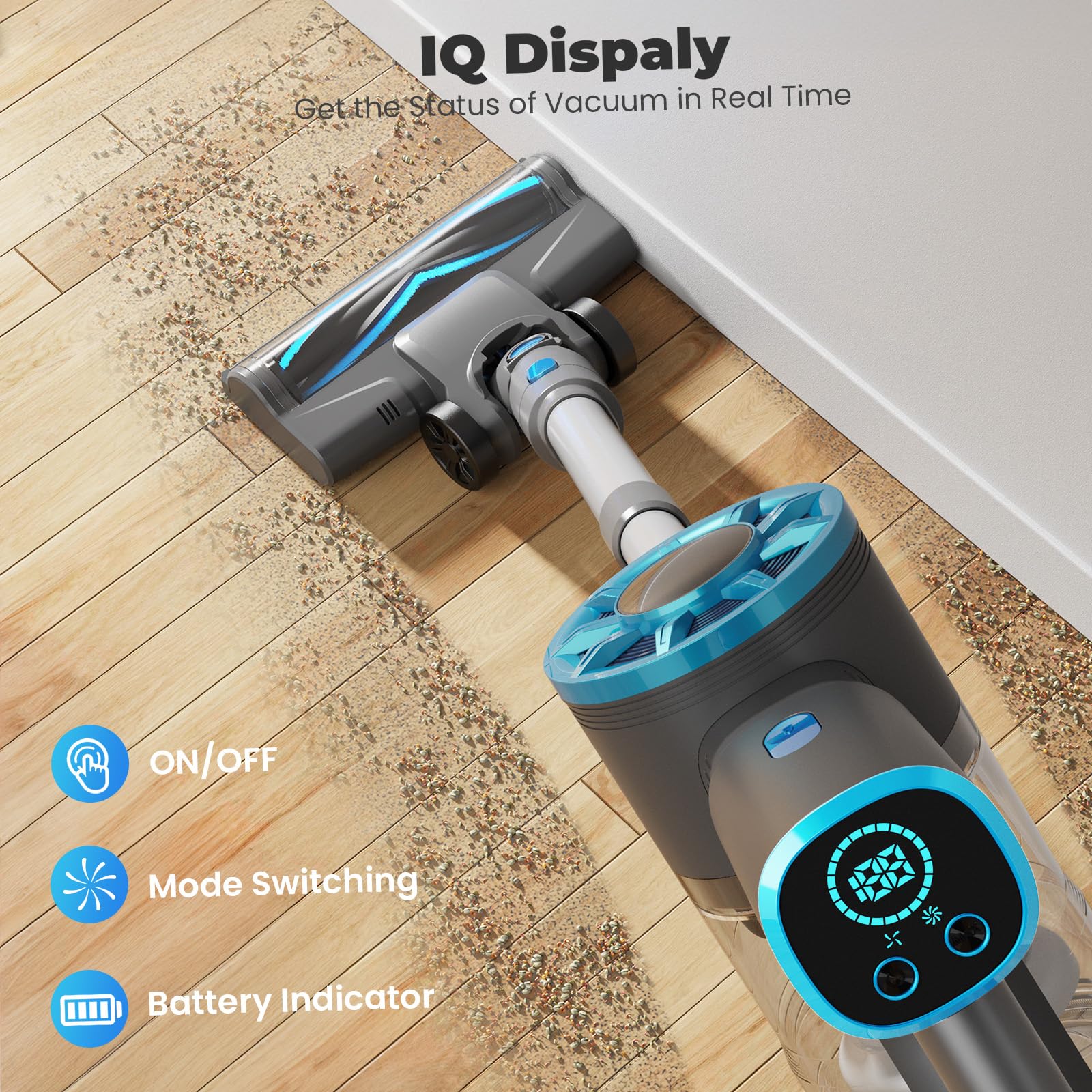 Vazone detachable battery enables convenient charging and longer runtime.