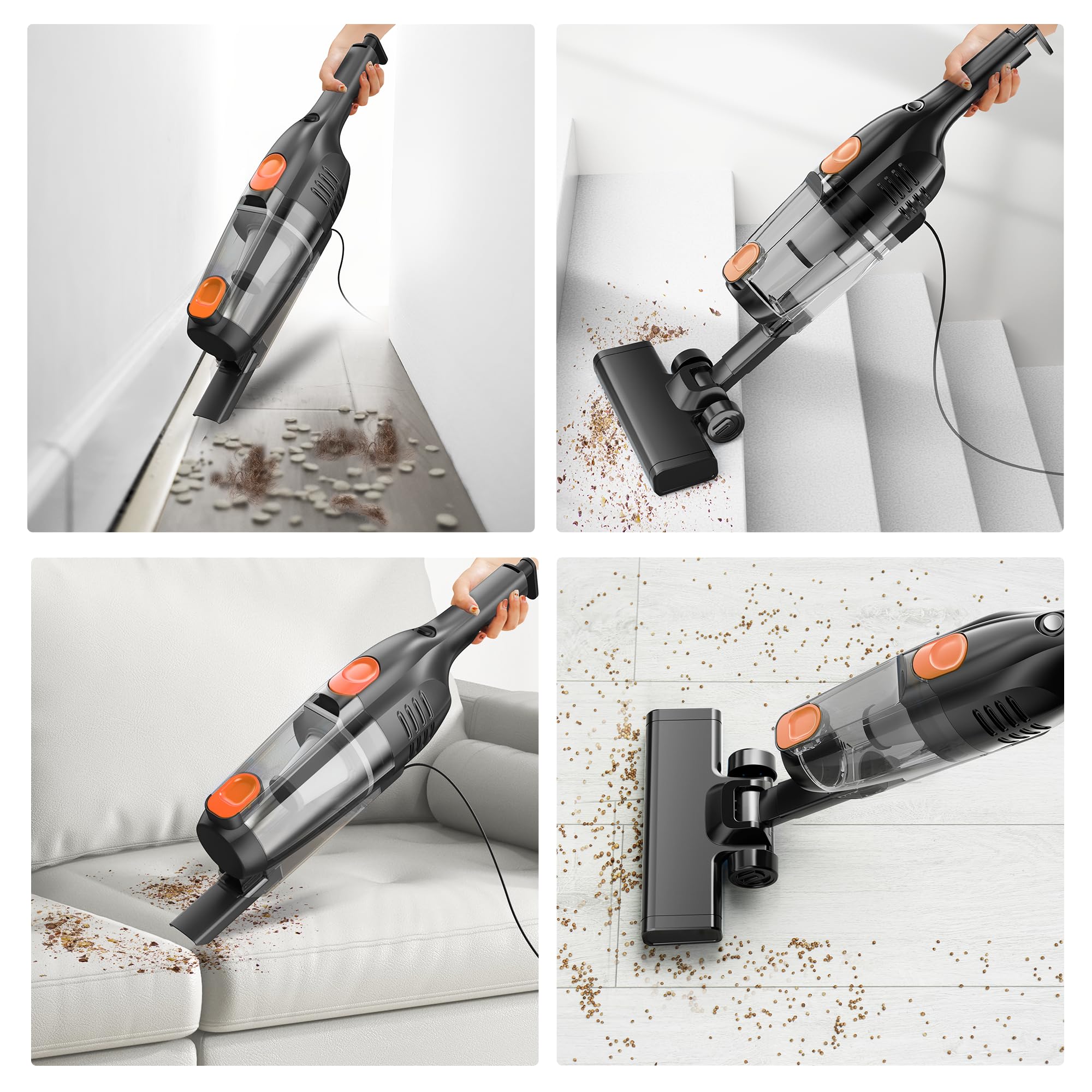 Vazone R6X storage base keeps the vacuum neatly stored after use