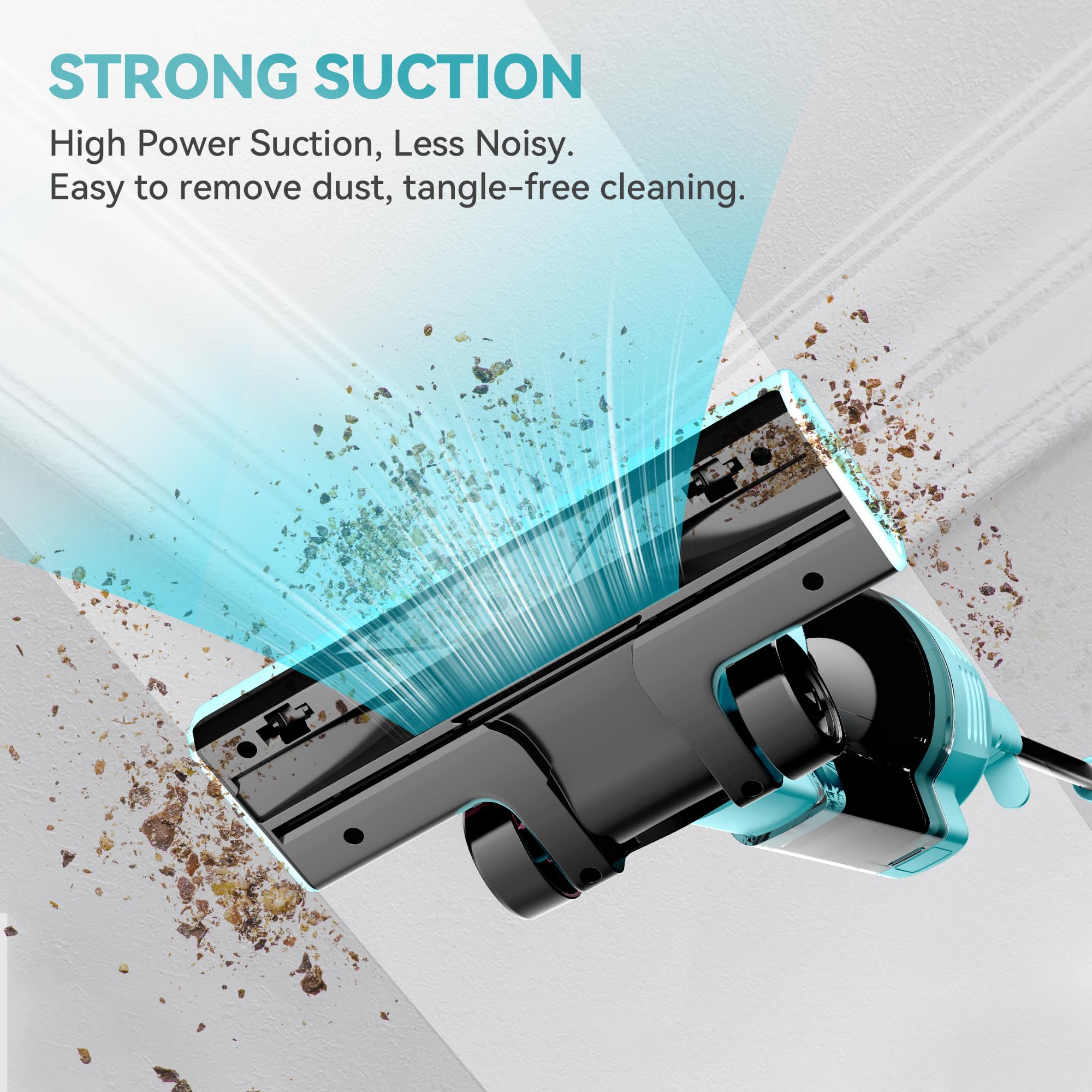 Vazone R6X cyclone HEPA filtration captures micro-dust and improves air.