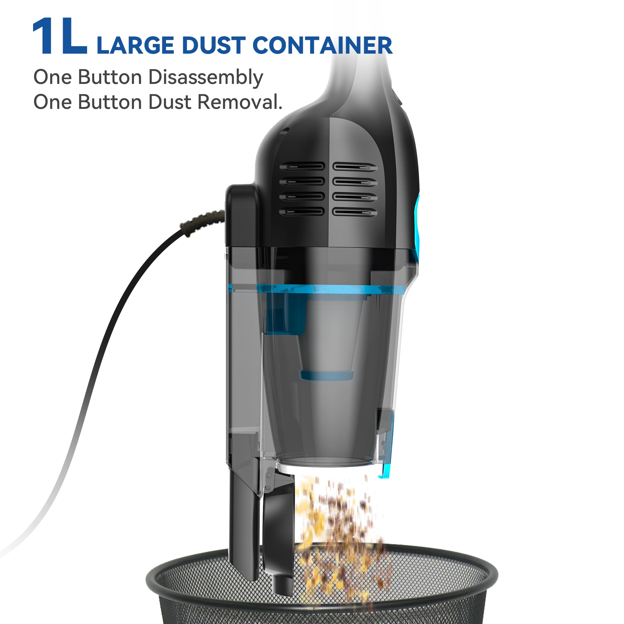 Vazone R6X storage base for easy after-use organization.