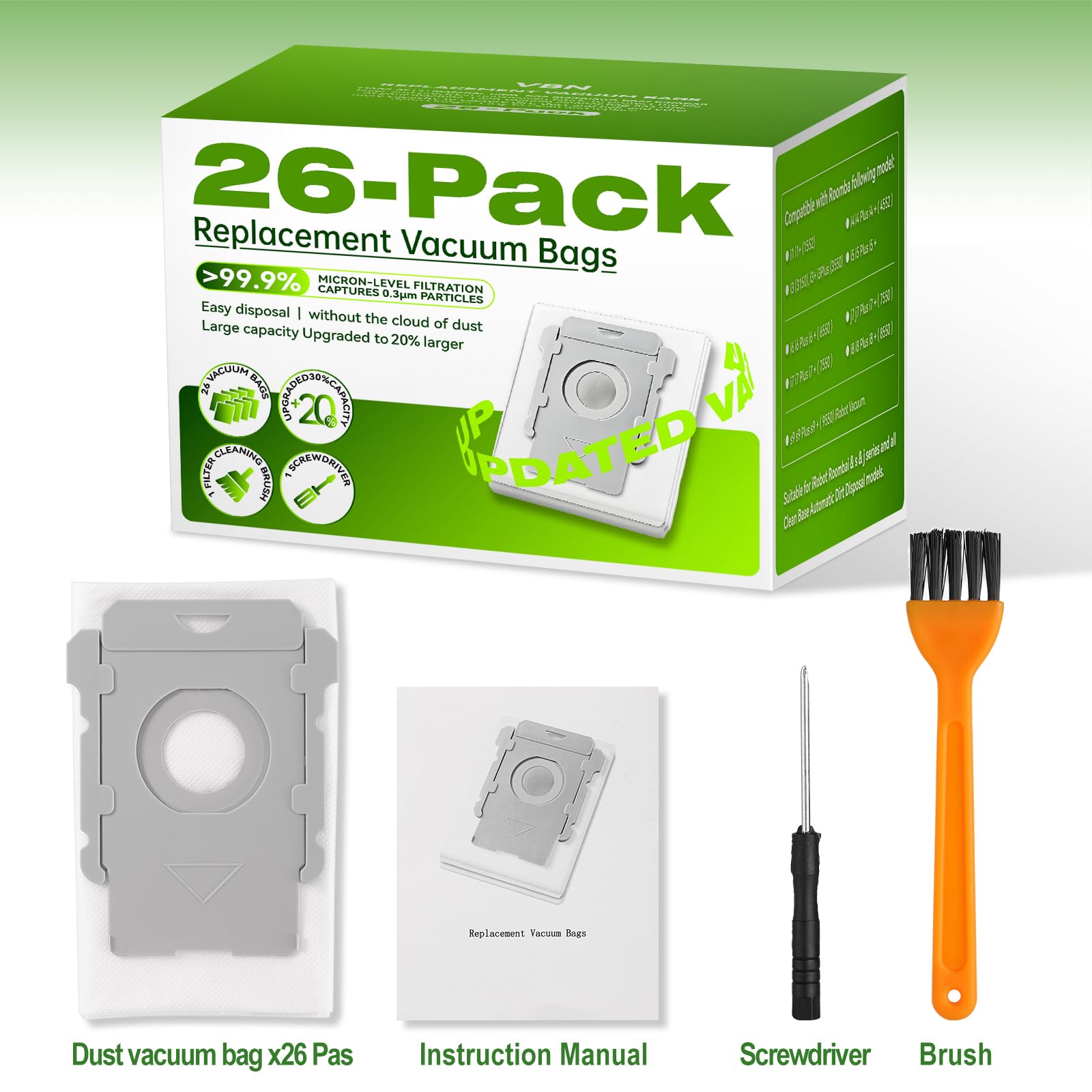 VBN 26-pack packaging close-up highlighting value