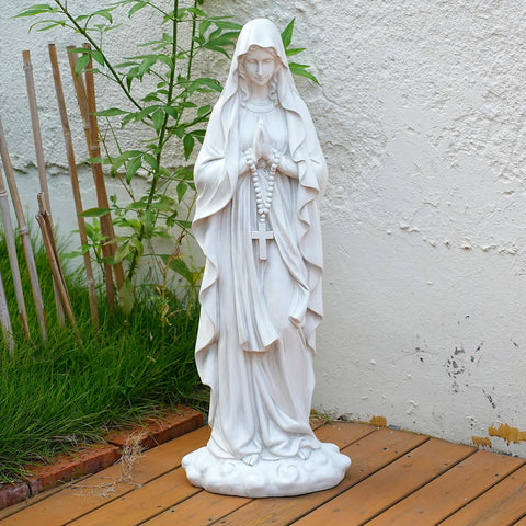 VChymm Virgin Mary statue for indoor or outdoor display.