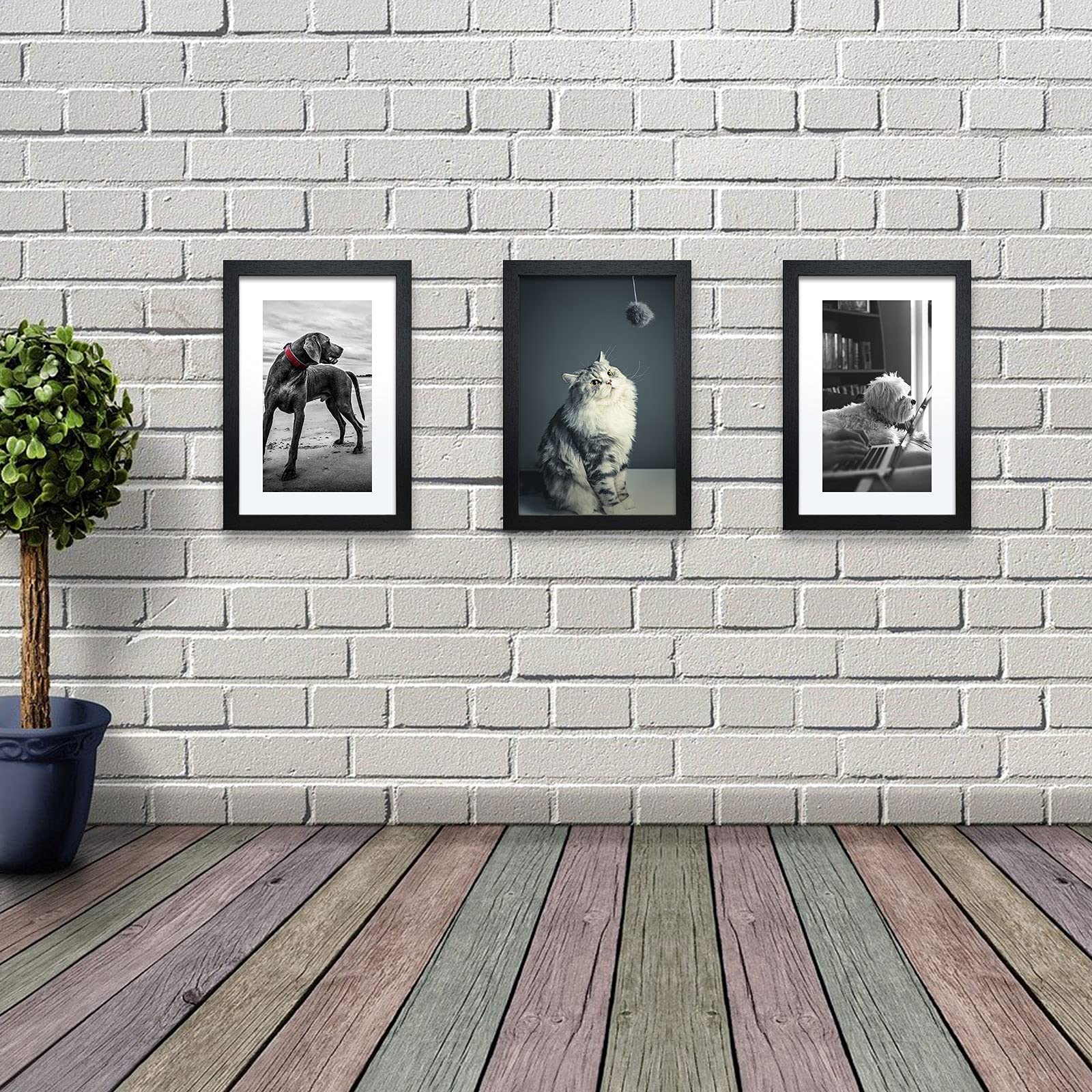 VCK white 11x17 frame brightens spaces while displaying cherished prints