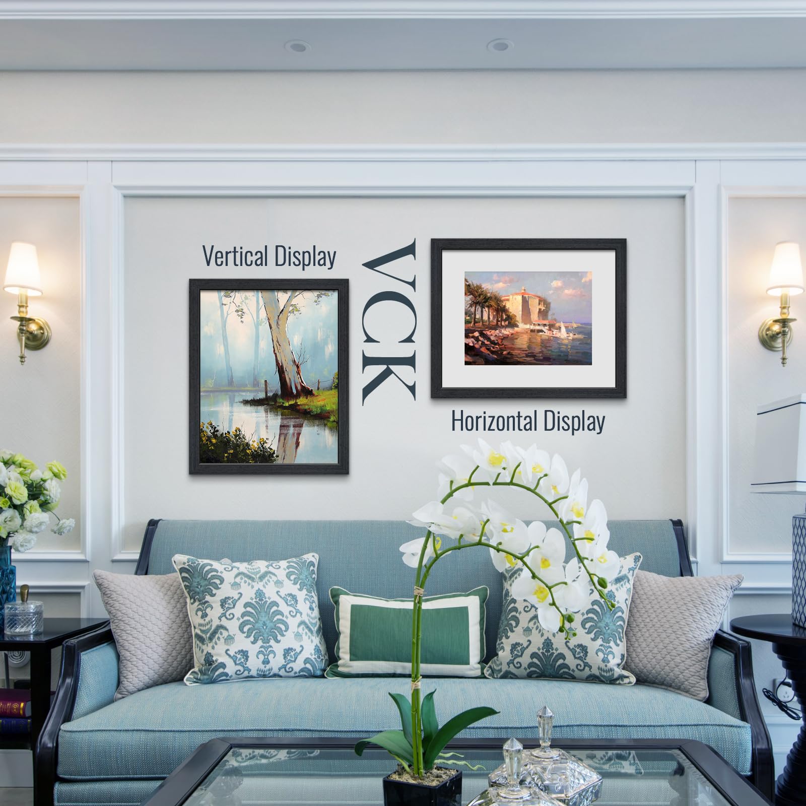 VCK 16x20 packaging with extra cushioning protects frames