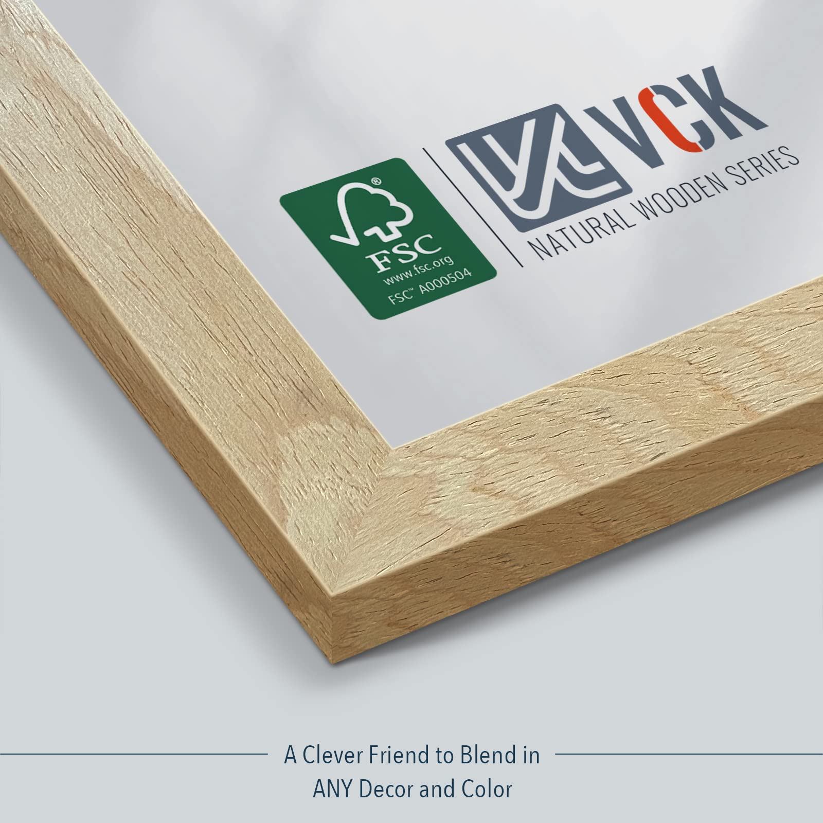 VCK 24x36 frame hanging and tabletop display options enable flexible arrangements