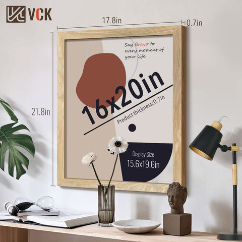 VCK frame with swirl tabs for easy picture loading and setup