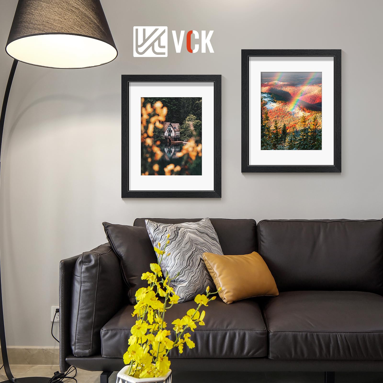 Hanging kit included for vertical or horizontal wall mounting