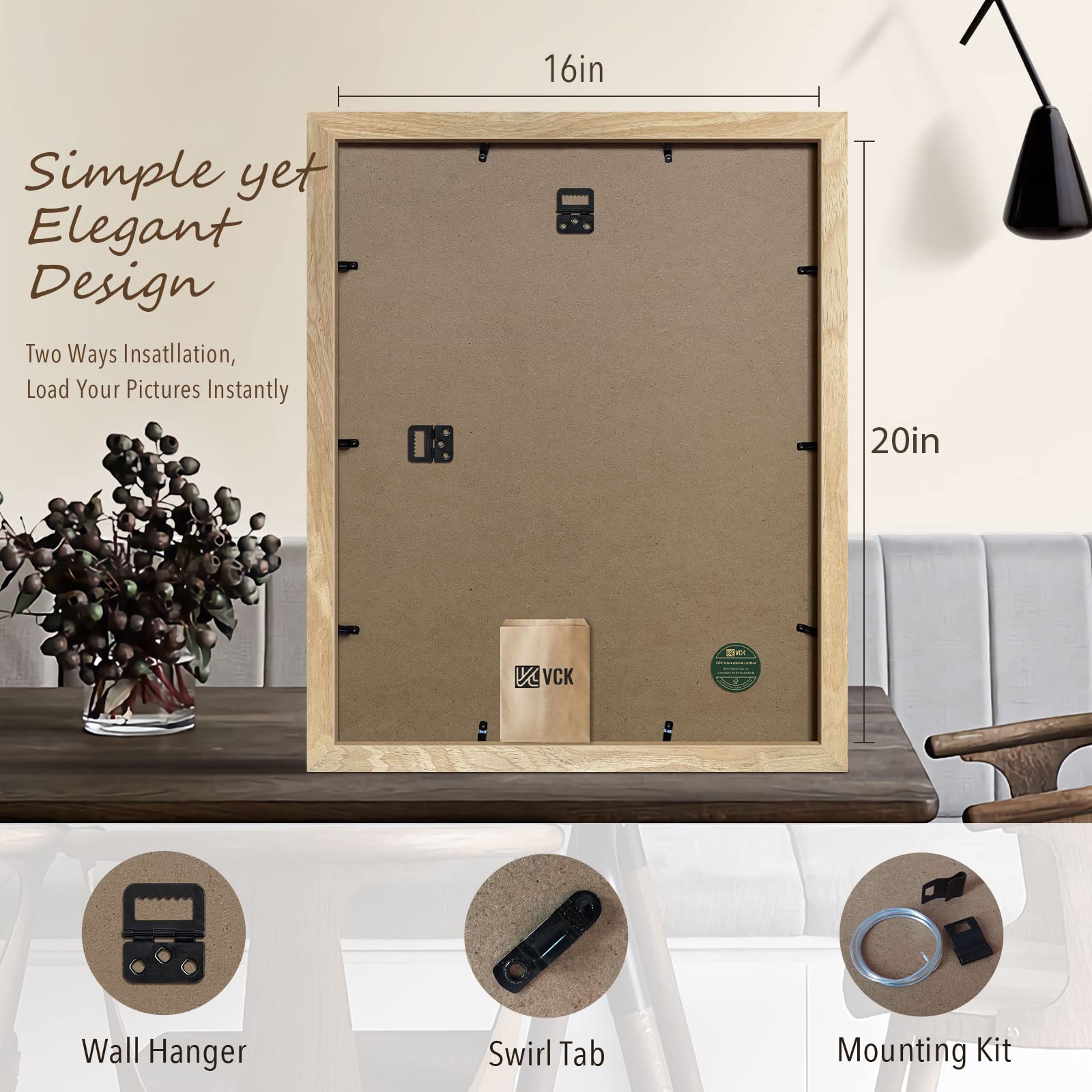 VCK HD plexiglass provides clear shatterproof viewing