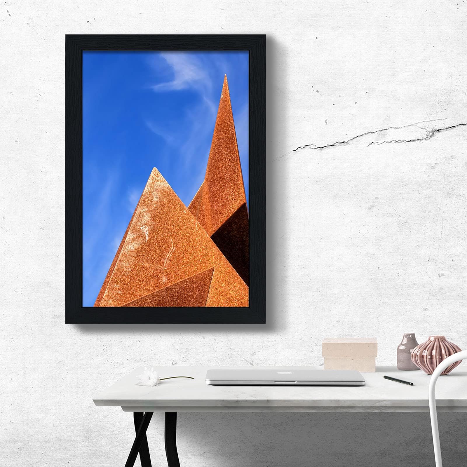 Modern black VCK frame complements home or office decor