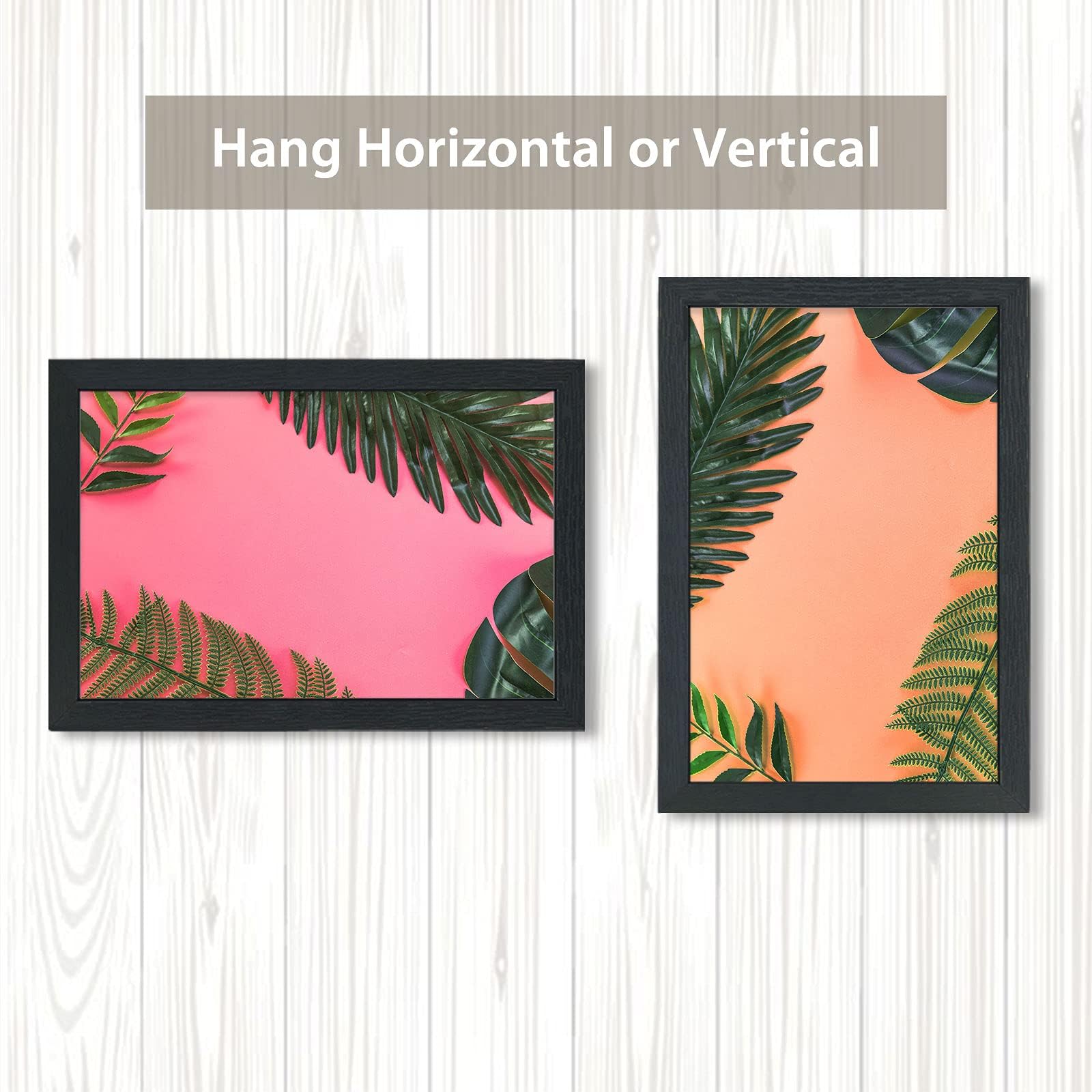 Three-pack enables cohesive wall collage with matching black frames
