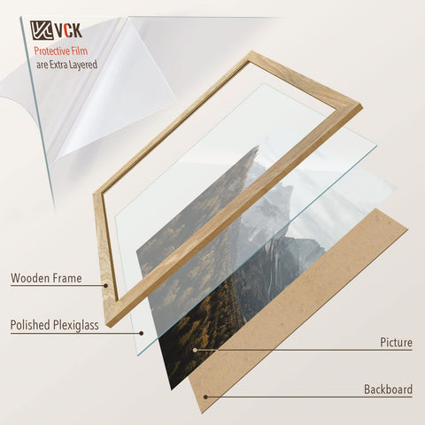 VCK 16x20 frame supports wall or table displays