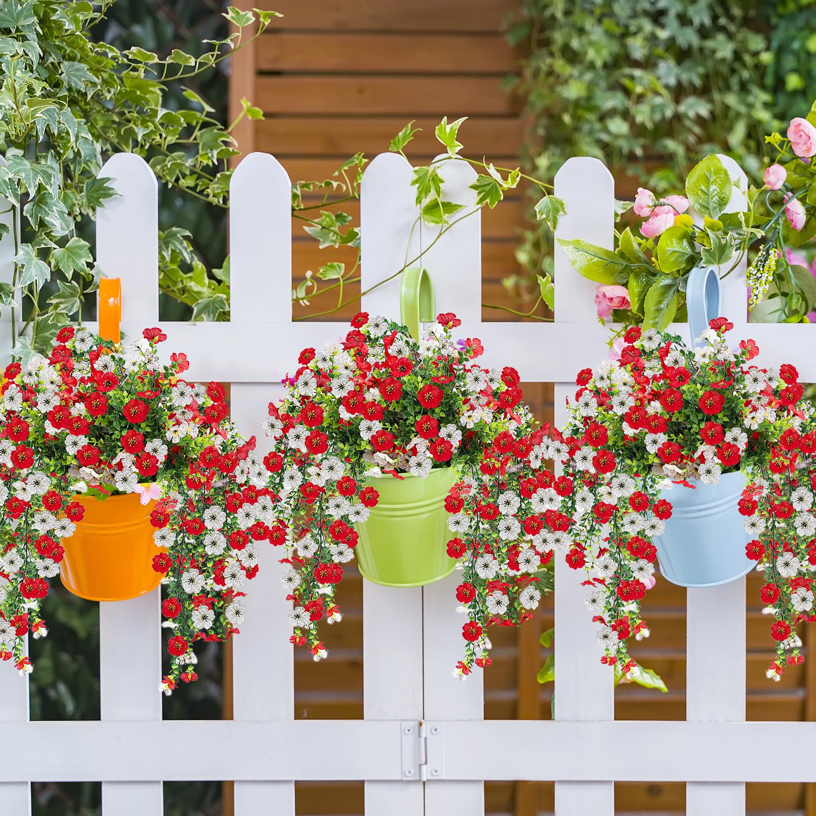 VCLTW weatherproof blooms stay pristine through seasons.