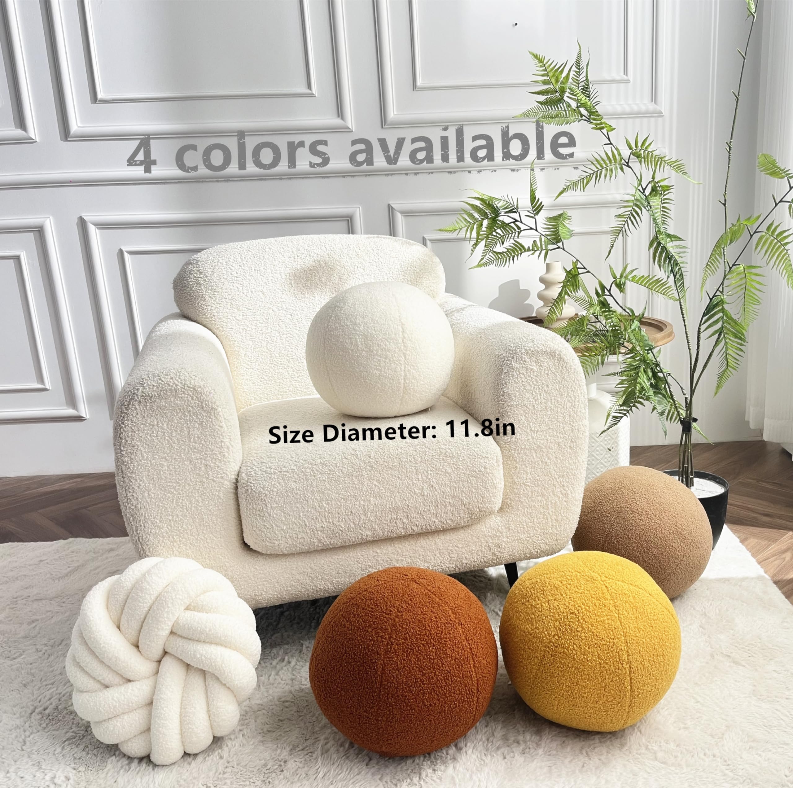 Vdoioe Hand Washable Round Pillow is easy to clean after daily use.