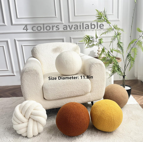 Vdoioe Hand Washable Round Pillow is easy to clean after daily use.