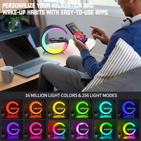 Chic bedroom decor with the VDZZ 4-in-1 lamp