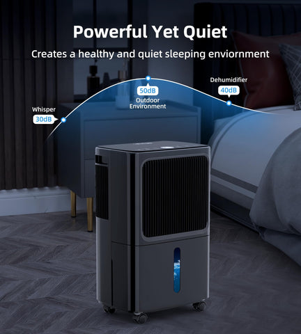 VEAGASO dehumidifier creates drier, more comfortable living spaces
