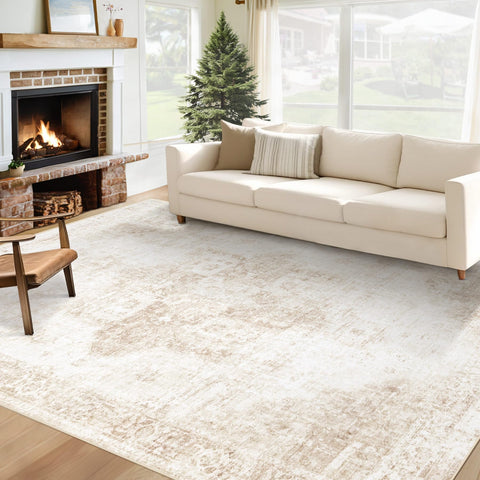 VECARF area rug 6x9 microfiber soft underfoot for cozy living spaces