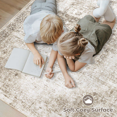 VECARF machine-washable rug simplifies care for busy homes