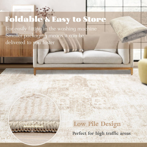 VECARF stain-resistant surface lets spills wipe away easily