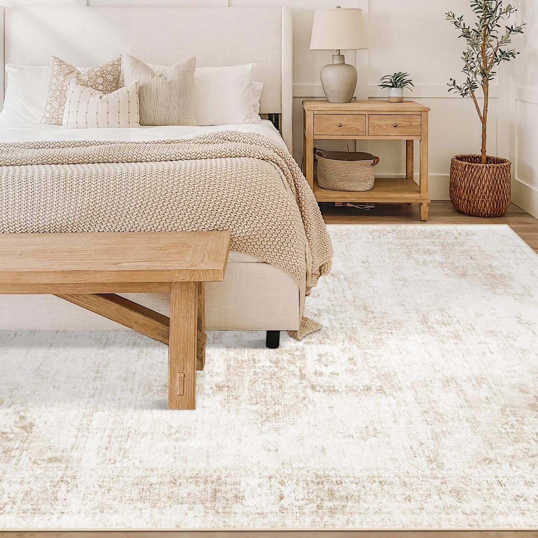VECARF vintage boho medallion pattern enhances any room decor