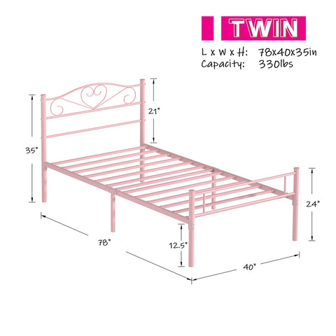 VECELO 21-inch headboard height supports multiple mattress thicknesses.