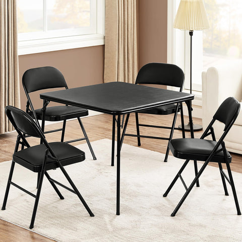 VECELO anti-slip feet caps stabilize the table on smooth floors